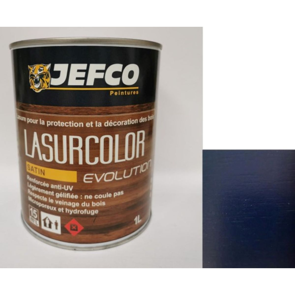 Lasurcolor satin 1 litre - NOUVEAU