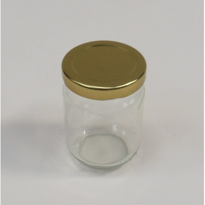 Pot verre standard 125 gr capsule or TO 48