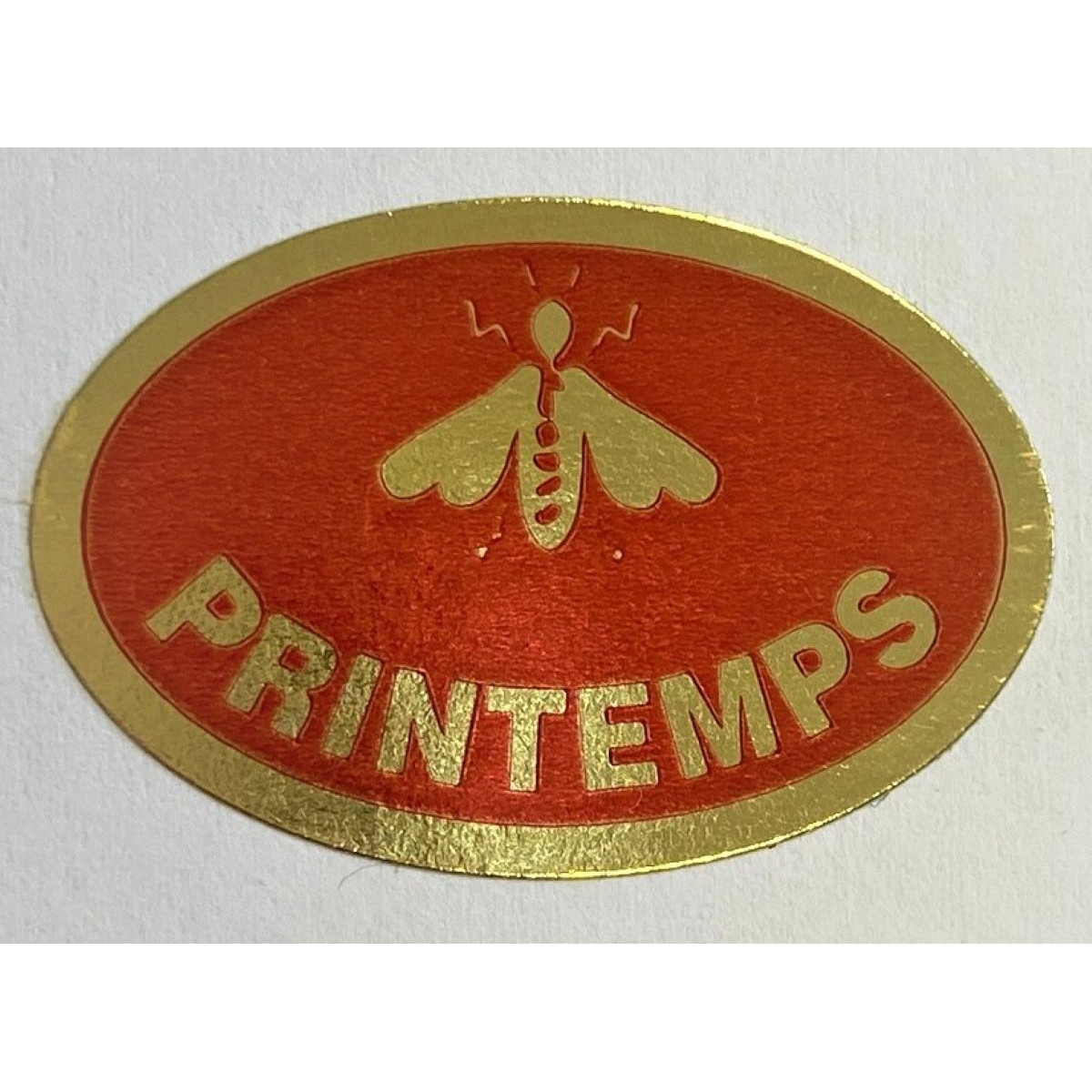 Etiquette ovale, le cent