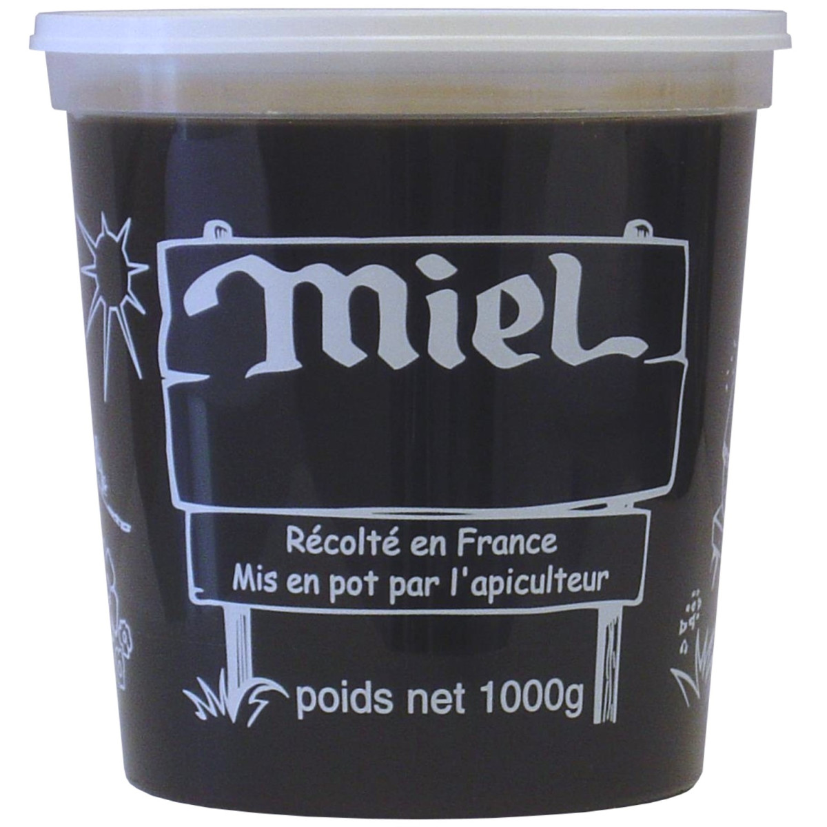 Pot Miel récolté en France 1 kg
