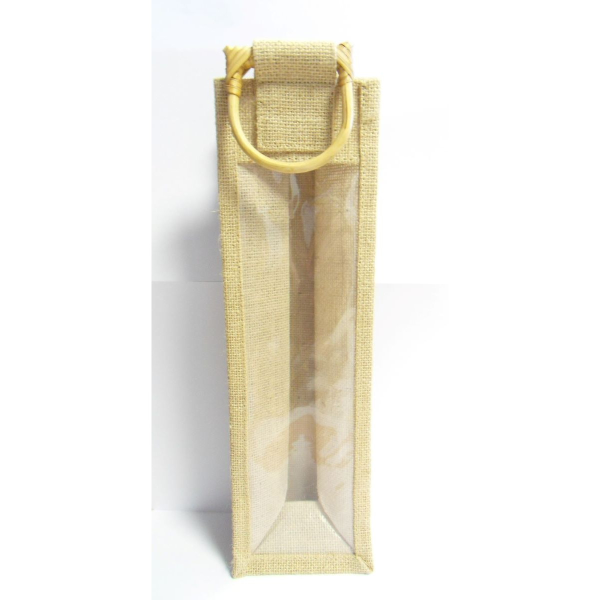 Sac toile de jute pour 1 bouteille