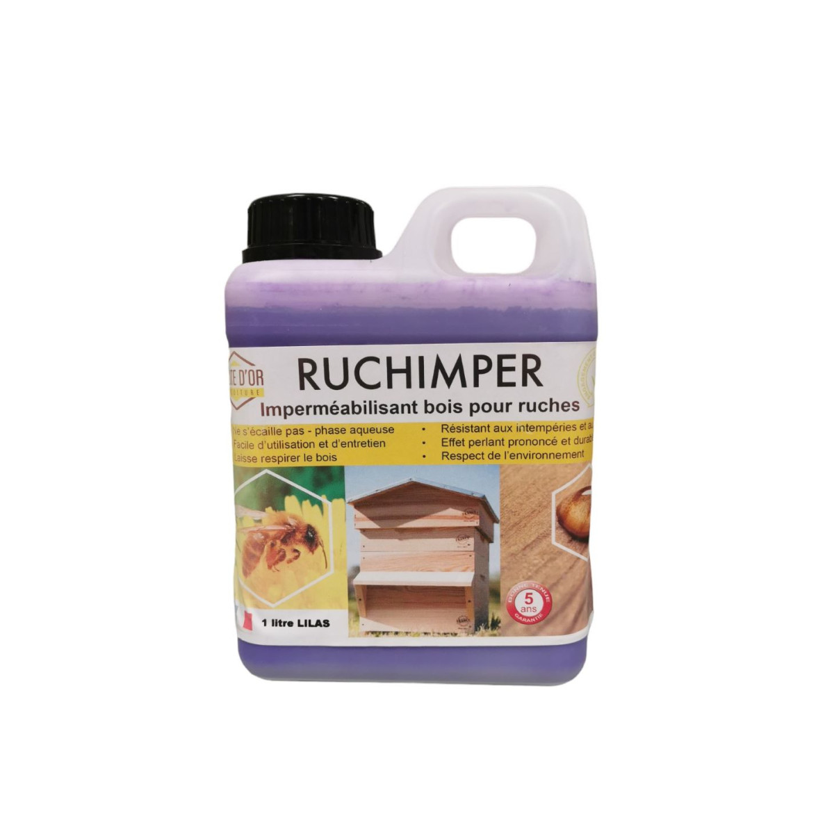 Ruchimper 1 Litre - Traitement Déperlant Hydrofuge pour Ruches