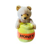 Ours Décoratif avec Pot de Miel 30 cm