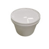 Seau 10 kg Blanc avec Couvercle 8.7 L