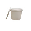 Seau 5 kg Blanc Avec Couvercle