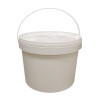 Seau 10 kg Blanc avec Couvercle 8.7 L