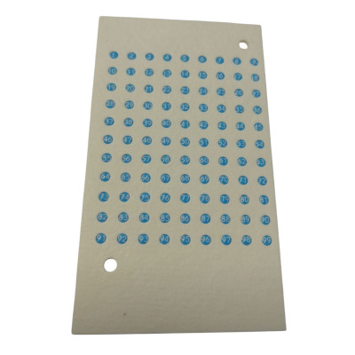 Carte de Marquage avec 99 Numéros pour Ruches