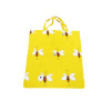 Sac Toile Coton Jaune Motif Abeilles