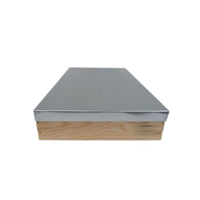 Toit plat bois tôlé 6 cadres 