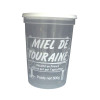 Lot 25 Pots Miel Touraine 500g Polypropylène Alimentaire