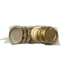 Capsules Or Ø 48 mm - Lot de 10 Pasteurisables