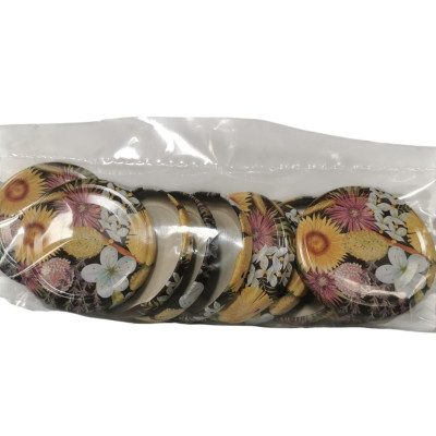 Capsules Fantaisie 63mm Pour Pots De Miel - Lot De 10