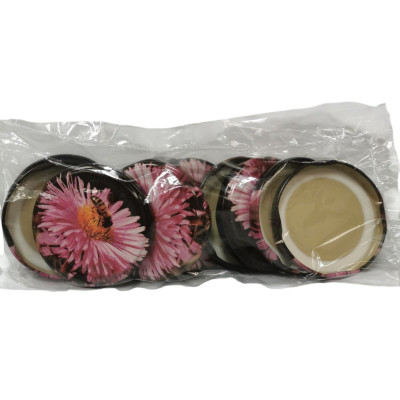 Capsules Fantaisie 63mm Pour Pots De Miel - Lot De 10