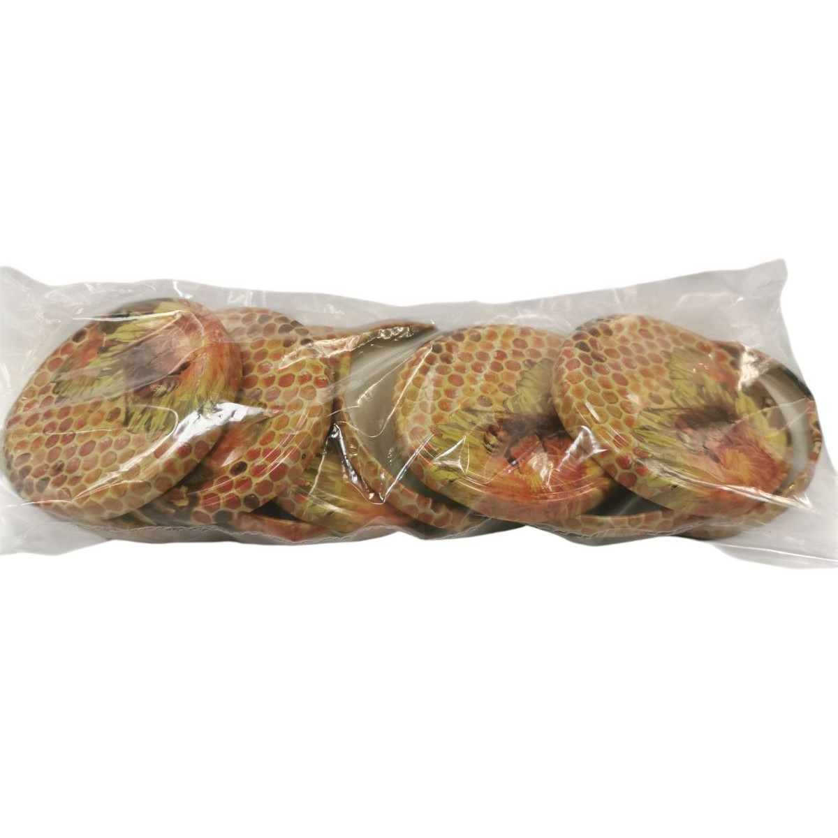 Capsules Fantaisie 63mm Pour Pots De Miel - Lot De 10