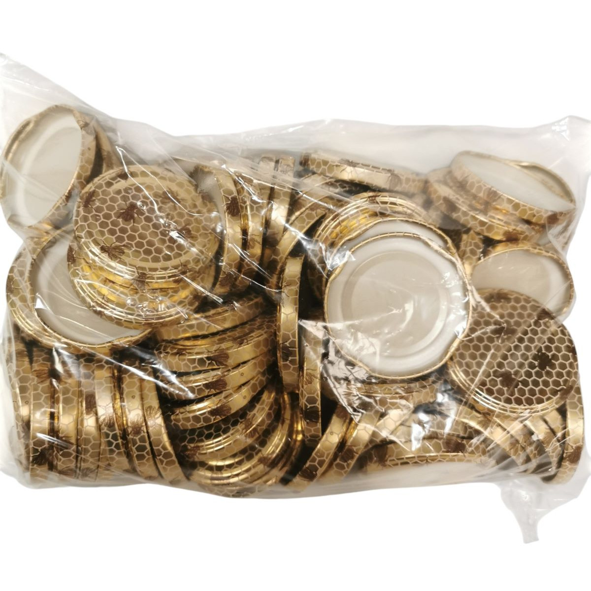 Capsules À Vis Ø 63 mm par 100 - Or, Abeille/Or, Blanc, Noir