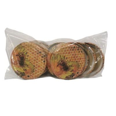 Capsule Fantaisie 82 mm Pour Bocaux - Lot de 10