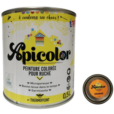 Peinture Apicole Apicolor 0,5 Litre Microporeuse