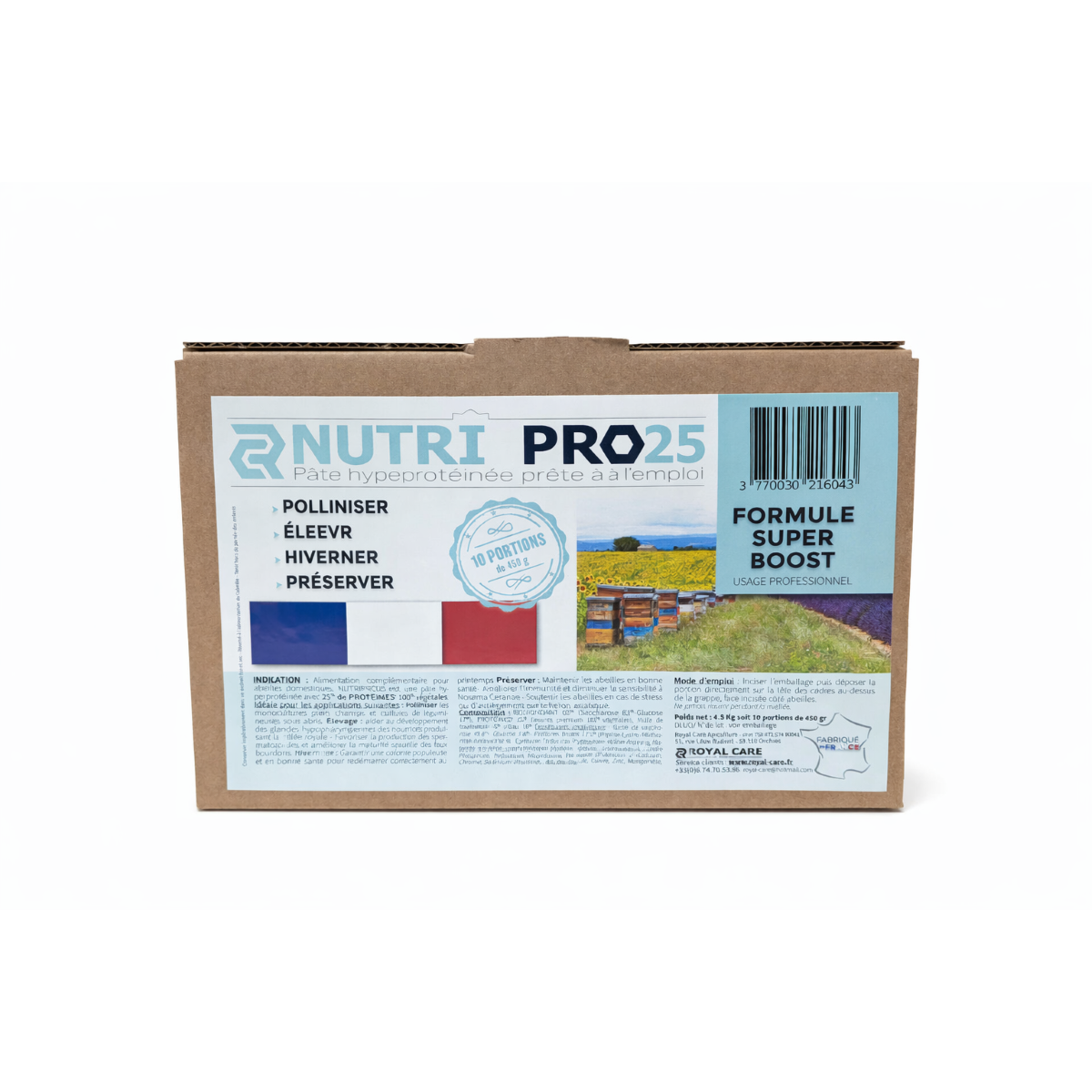 Nutri Pro 25 Pâte Hyperprotéinée Professionnelle 10x450g