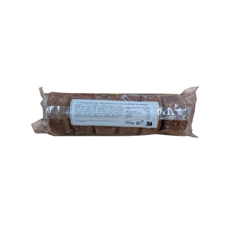 Nonnettes Miel Orange 200g - 6 Pièces