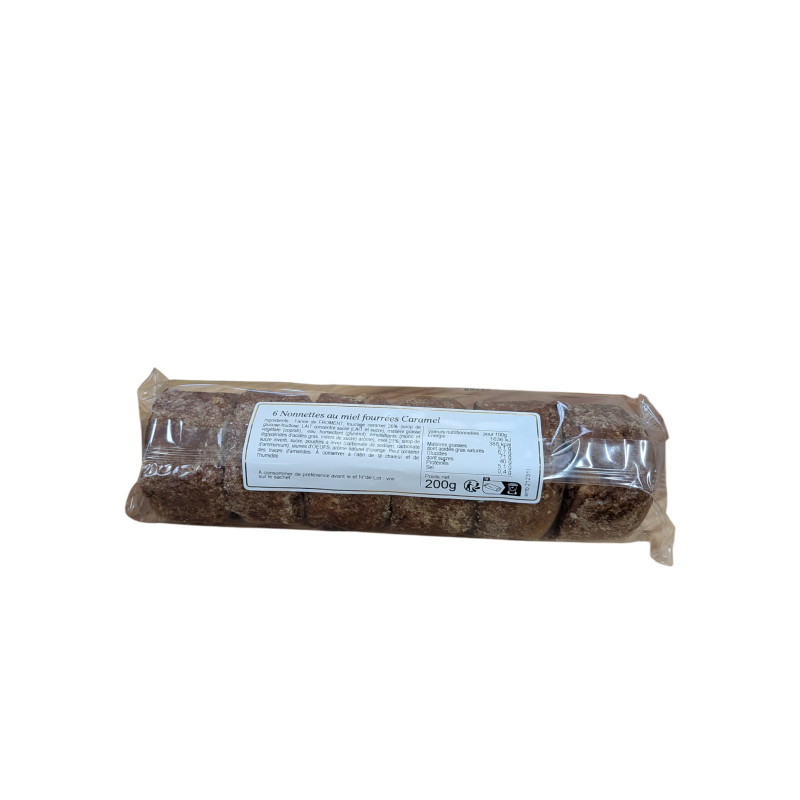 Nonnettes Caramel 200 gr - 6 Pièces