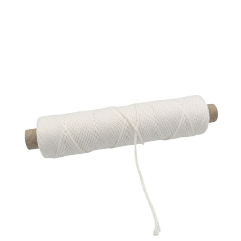 Mèche à Bougies 100% Coton Bobine 150 gr