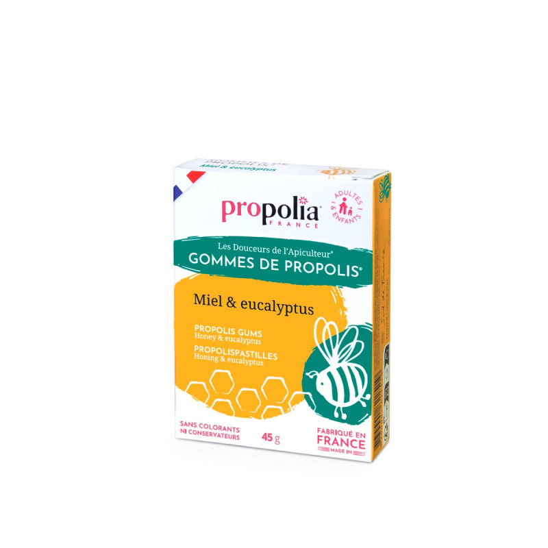 Gommes de Propolis 45g - Bien-Être Immédiat