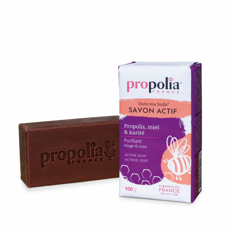 Savon Actif Propolis Miel et Karité