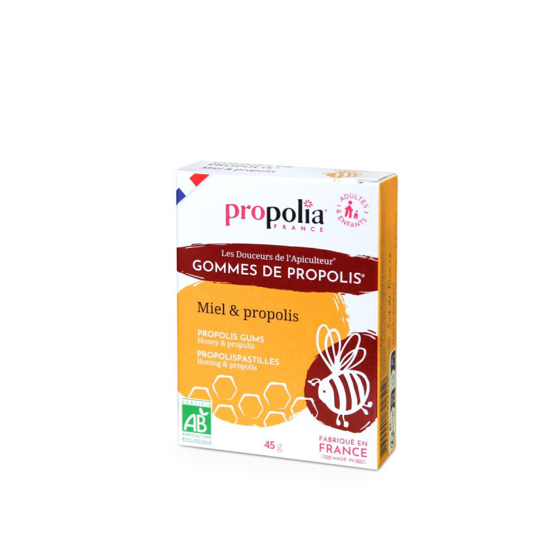 Gommes de Propolis 45g - Sensation Bien-Être Immédiat