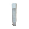 Lot 25 Pots Transparent 1 Kg Plastique NICOT