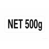 Étiquettes Poids Net - Lot de 100