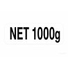 Étiquettes Poids Net - Lot de 100