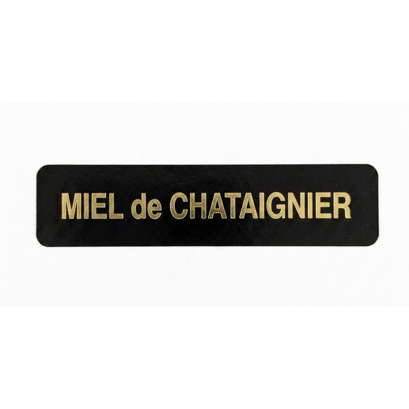 Étiquettes Appellation Noir et Or - Lot de 100