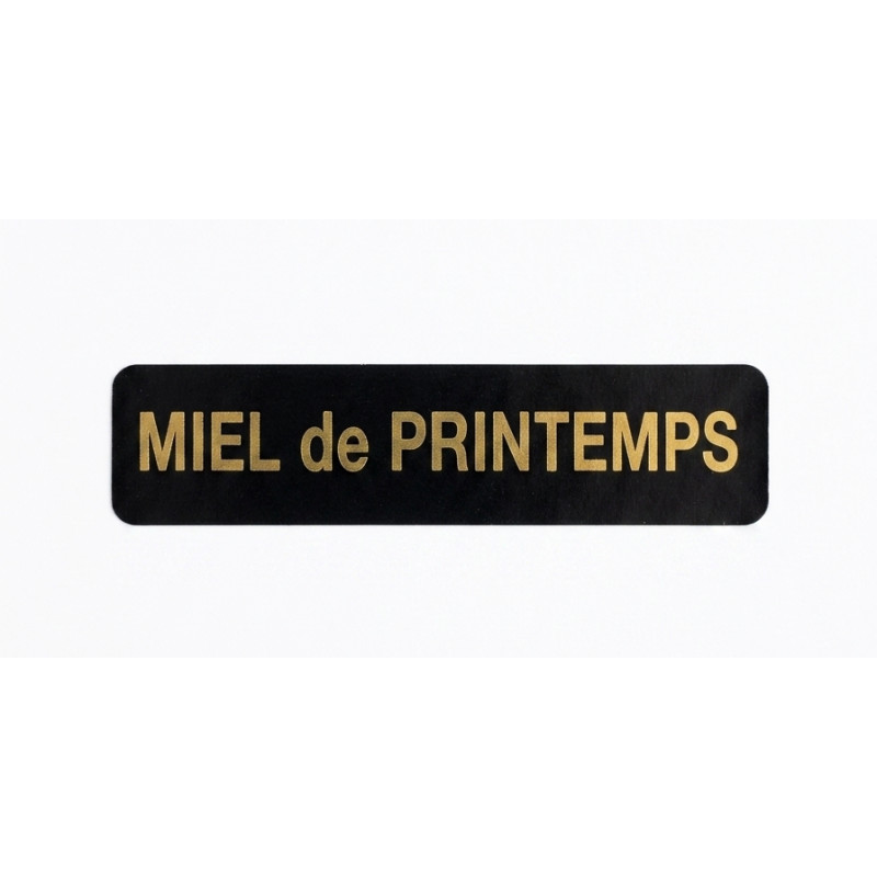 Étiquettes Appellation Noir et Or - Lot de 100