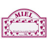 Étiquettes Anglaises pour Pots de Miel - Lot de 100